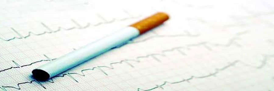 خطر سکته قلبی در افراد جوان سیگاری بیشتر است.