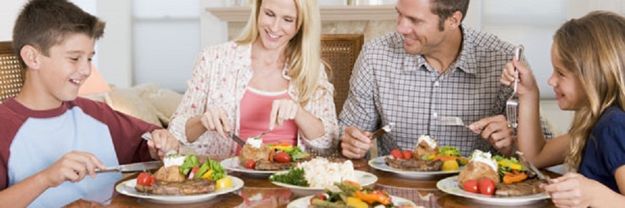 وعده های غذایی خانوادگی و کنترل وزن